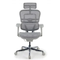 Sedia direzionale ergonomica Ergohuman Edition I, Struttura bianca
