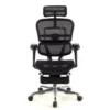 Sedia ergonomica con poggiapiedi Ergohuman Edition I, modello premium