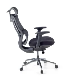 Sedia Ergonomica con poggiatesta AeroFlow black, certificata
