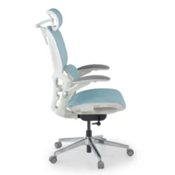Sedia ergonomica con poggiatesta Erghos One, ortopedica, doppio supporto lombare