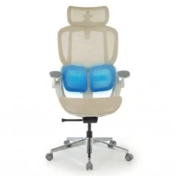 Sedia ergonomica con poggiatesta Erghos One, ortopedica, doppio supporto lombare