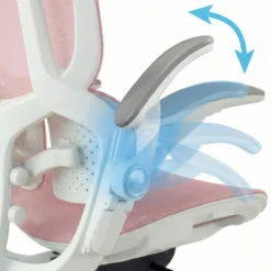 Sedia ergonomica con poggiatesta Erghos One, ortopedica, doppio supporto lombare