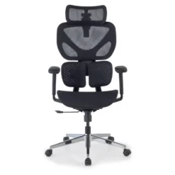 Sedia ergonomica Erghos Air2, braccioli 3D, doppio supporto lombare