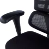 Sedia Ergonomica Ergohuman V2, seduta imbottita, struttura nera