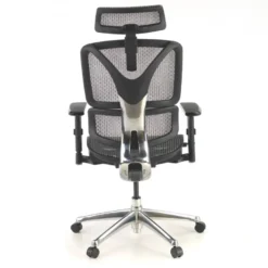 Sedia Ergonomica Focus, Struttura in alluminio, Schienale Regolabile