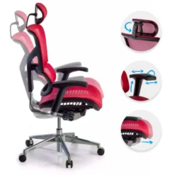 Sedia Ergonomica Next2, modello premium con poggiatesta