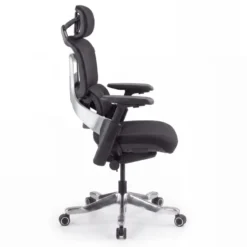 Sedia ergonomica ortopedica ZenPro, doppio schienale, struttura in alluminio