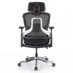 Sedia ergonomica ortopedica ZenPro, doppio schienale, struttura in alluminio