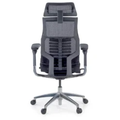 Sedia Ergonomica Pofit2, modello premium, struttura nera