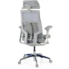 Sedia Ergonomica Pofit2, modello premium, struttura grigia