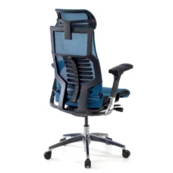 Sedia Ergonomica Pofit2, modello premium, struttura nera