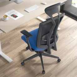 Sedia Ergonomica Ridley, poggiatesta, meccanismo sincronizzato