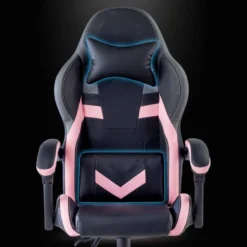 Sedia gamer Mist con braccioli ribaltabili, cuscino cervicale e lombare