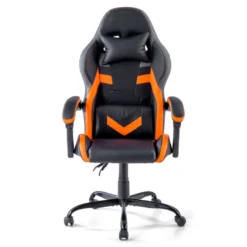 Sedia gamer Mist con braccioli ribaltabili, cuscino cervicale e lombare