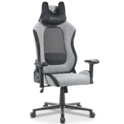 Sedia gaming con massaggio Vital, tessuto traspirante, braccioli ribaltabili