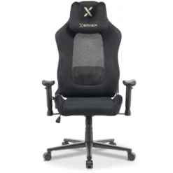 Sedia gaming con massaggio Vital, tessuto traspirante, braccioli ribaltabili