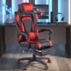 Sedia Gaming con Poggiapiedi Logan, braccioli sincronizzati