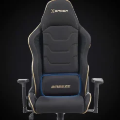 Sedia gaming in tessuto traspirante Breeze, con meccanismo basculante
