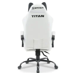 Sedia gaming Titan braccioli ripiegabili, imbottitura