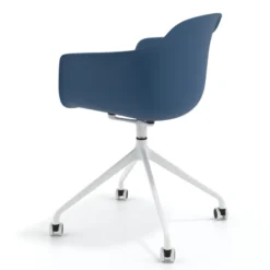 Sedia Girevole Alice, con ruote