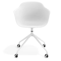 Sedia Girevole Alice, con ruote
