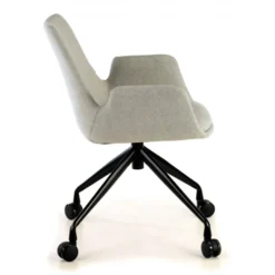 Sedia Girevole Glamm, con ruote, Resistente