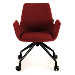 Sedia Girevole Glamm, con ruote, Resistente