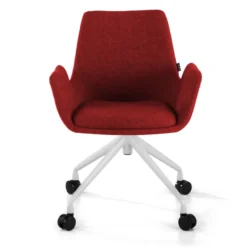 Sedia Girevole Glamm, con ruote, Resistente