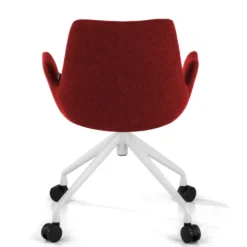 Sedia Girevole Glamm, con ruote, Resistente