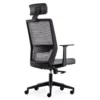 Sedia Girevole Ufficio Kana, schienale ergonomico, poggiatesta