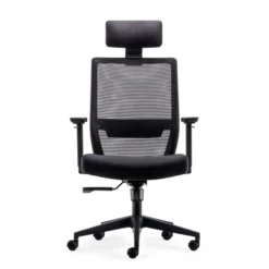 Sedia Girevole Ufficio Kana, schienale ergonomico, poggiatesta