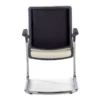 Sedia Ospiti Ufficio Bali, schienale ergonomico similpelle