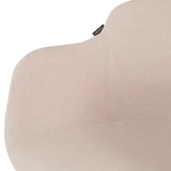 Sedia Ospiti Ufficio Laure, Gambe nere, Struttura in metallo, Imbottita