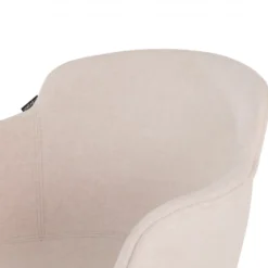 Sedia Ospiti Ufficio Laure, Gambe nere, Struttura in metallo, Imbottita