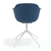 Sedia per Riunioni Alice, base piramidale