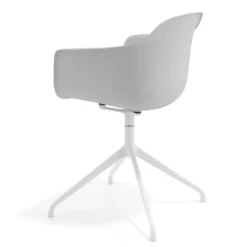 Sedia per Riunioni Alice, base piramidale