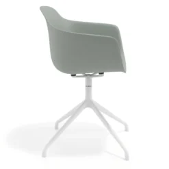 Sedia per Riunioni Alice, base piramidale