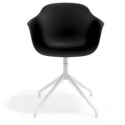 Sedia per Riunioni Alice, base piramidale