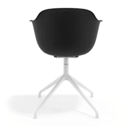 Sedia per Riunioni Alice, base piramidale