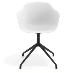 Sedia per Riunioni Alice, base piramidale