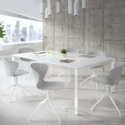 Sedia per Riunioni Emily, base piramidale