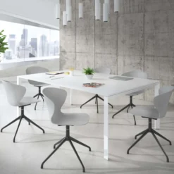 Sedia per Riunioni Emily, base piramidale
