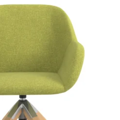 Sedia riunioni Greta, base in legno girevole