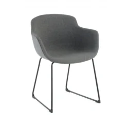 Sedia Sala Attesa Laure, Cantilever, Imbottitura Spessa, Imbottita