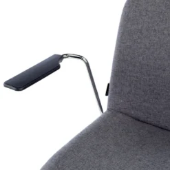 Sedia Sala d'Attesa Flow, schienale ergonomico, slitta, con braccioli