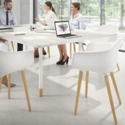 Sedia Scandinava Alice, Gambe in Legno