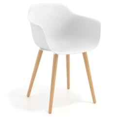 Sedia Scandinava Alice, Gambe in Legno