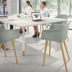 Sedia Scandinava Alice, Gambe in Legno