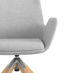 Sedia Scandinava Glamm, Gambe in Legno, Certificata