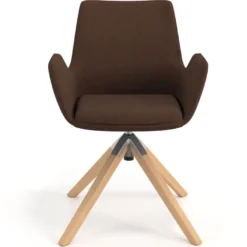 Sedia Scandinava Glamm, Gambe in Legno, Certificata